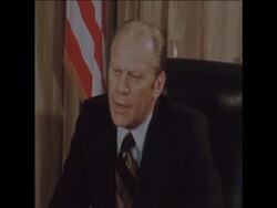 synd 10 9 75 PRESIDENT FORD ANNOUNCES VETO OF LEGISLATION THAT WOULD EXTEND DOMESTIC OIL PRICES News Clip