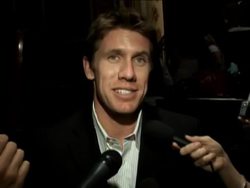 NASCAR driver Carl Edwards has a unique way of celebrating a race victory. He does a backflip off of his car. The AP's Steve Karmazin takes a look at the driver who goes head over heels for a win. (Sept. 13) News Clip