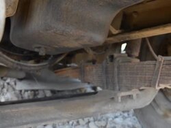 dolly : chassis rust Stock Footage