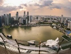 cityscape of singapore Stock Footage