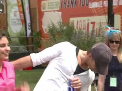 Chad Michael Murray at the Elizabeth Glaser Pediatric AIDS Foundation's 22nd Annual 'A Time For Heroes' Celebrity Carnival at Los Angeles CA. (Footage by WireImage Video/Getty Images Entertainment Video) Stock Footage