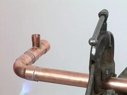 HD: Welding A Pipe Stock Footage