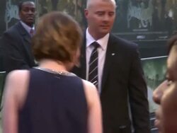 Emily Browning at the Sucker Punch UK Premiere at London England. (Footage by WireImage Video/GettyImages) Stock Footage