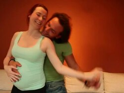 Pregnant Couple Stock Footage