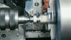 Metal Milling Machine in Process. Stock Footage