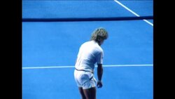 SYND 11 11 81 SEIKO TENNIS BORG ELIMINATED Instructional Video