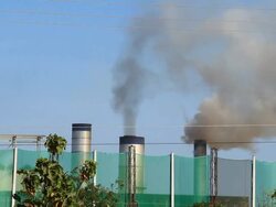 Air pollution Stock Footage