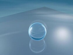 blue sphere Stock Footage