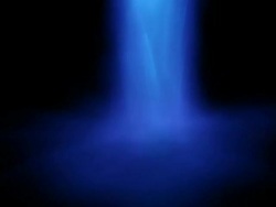 Burning blue flame Stock Footage
