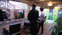 Hairdresser uses rainwater in salon News Clip