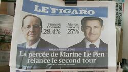 CLEAN: Papers see Le Pen as key to French vote run News Clip