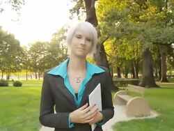 HD STEADY SHOT: Businesswoman With Digital Tablet Stock Footage