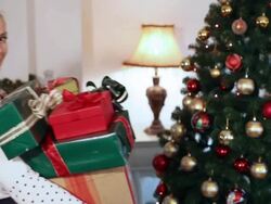 Christmas presents Stock Footage