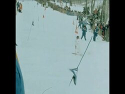 SYND 26/02/80 LAKE PLACID WINTER OLYMPICS MEN'S SLALOM AND FIGURE SKATING News Clip