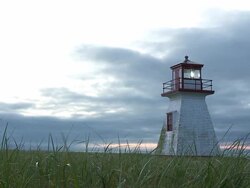 Lighthouse in function Stock Footage