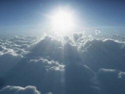 Above the clouds Stock Footage