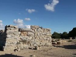 Mozia (Motya), the north gate Stock Footage