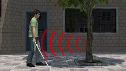 Smart walking stick uses ultrasound to guide the blind Instructional Video