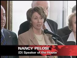 House Speaker Nancy Pelosi said Wednesday that Syrian President Bashar Assad assured her of his willingness to engage in peace talks with Israel. Pelosi said she and other members of her congressional delegation raised with Assad their concern about militants crossing from Syria into Iraq, as well the Israeli soldiers kidnapped by the Lebanese militant group Hezbollah and the Palestinian group Hamas. News Clip