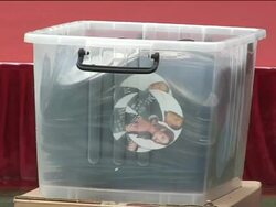 China stages destruction of pirated copies Stock Footage