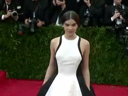 Hailee Steinfeld at 'Charles James: Beyond Fashion' Costume Institute Gala - Arrivals Stock Footage
