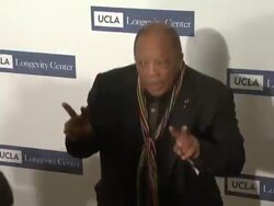 Quincy Jones at 2012 Icon Awards Stock Footage