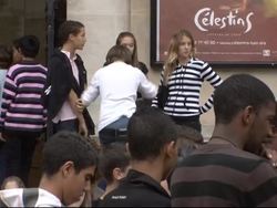 French teenagers take to the streets to dance News Clip