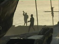 African coast. Stock Footage