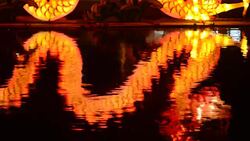 Lantern reflex Stock Footage