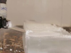 HD: Ice Carving Stock Footage