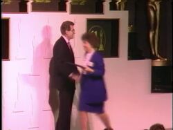 1989 Academy Awards Luncheon Stock Footage