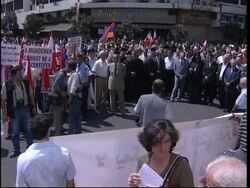 Lebanese Armenians protest against Turkish troops in international force News Clip