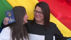 CLEAN : Chile first same sex civil union News Clip