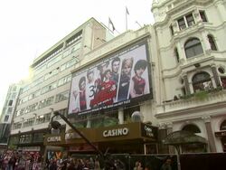 ATMOSPHERE: Empire at the Scott Pilgrim vs The World European Premiere at London England. (Footage by WireImage Video/GettyImages) Stock Footage