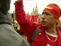 Burmese Pro Democracy March News Clip