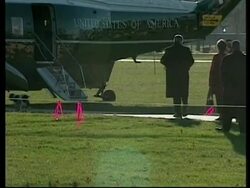 President and family leave for Christmas holiday News Clip
