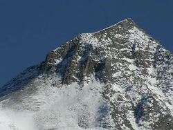WS T/L Clouds passing over high Himalayan mountain peaks near Kagmara La pass / High Himalayas,UpperDolpo, Nepal  Stock Footage