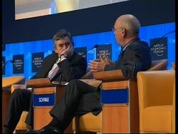 UK PM Brown addresses world forum on markets, climate change News Clip