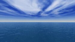 Mer calme / SEA and CLOUD LANDSCAPE (HD) Stock Footage