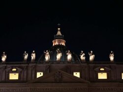 General views Around Vatican City Stock Footage