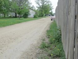 MS Young man wearing sunglasses driving convertible car in  rural area / Bayport, Minnesota, United States Stock Footage