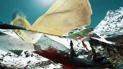 The peaks of Himalayas Stock Footage