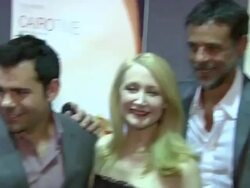 Jonathan Sehring, Charles Pugliese, Patricia Clarkson, Alexander Siddig, Ruba Nadda and Daniel Iron at the 'Cairo Time' New York Screening  Stock Footage