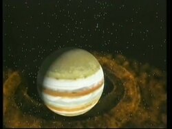 USA: NASA SAYS RINGS AROUND JUPITER ARE MOON DUST News Clip