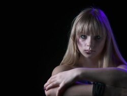 HD: Beaten Teenage Girl Stock Footage