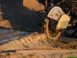 PAL:Open cast mining Stock Footage