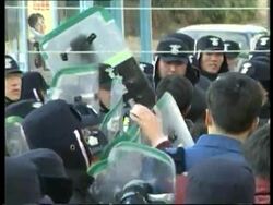 SOUTH KOREA: LABOUR UNION LEADERS CLASH WITH RIOT POLICE News Clip