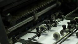 letterpress printer Stock Footage