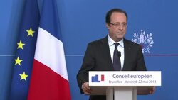 CLEAN : Hollande announces Franco German economic News Clip