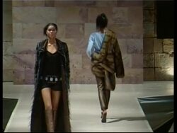 A collection of dresses and accessories was on show in Peru for the Fendi company News Clip